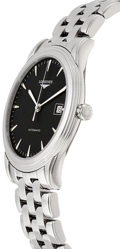Longines Flagship Black Dial & Stainless Men's Watch L4.874.4.52.6
