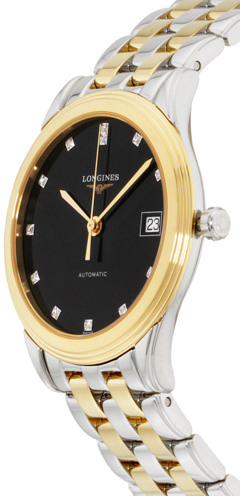 Longines Flagship Men's Black Dial Automatic Watch L4.774.3.57.7