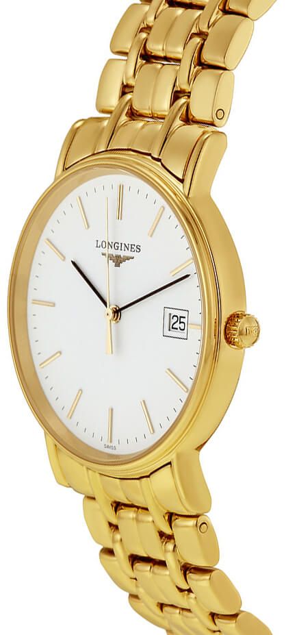 Longines La Grande Classique Presence White Dial 33mm Gold Watch L4.720.2.12.8