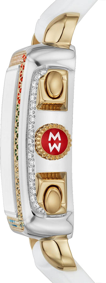 Michele Deco Carousel Two-Tone Diamond Women's Watch MWW06P000297
