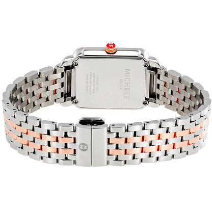 Michele Deco II Mid Two-Tone Rose Gold Women's Watch MWW06I000012