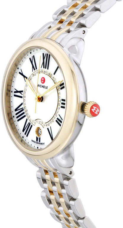 Michele Serein 16 Two-Tone Women's Watch MWW21B000015
