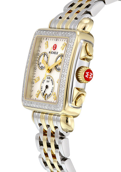 Michele Deco Diamond Two-tone Women's Watch MWW06P000108
