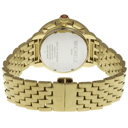 Michele Signature Serein Yellow Gold Women's Watch MWW21A000011