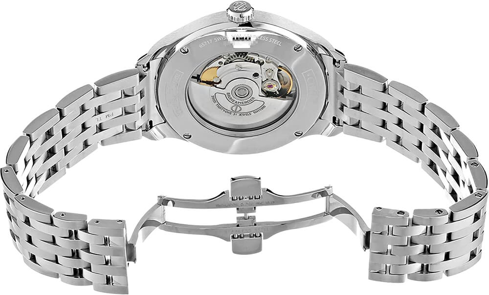 Baume & Mercier Clifton Black Dial Steel Men's Watch 10100