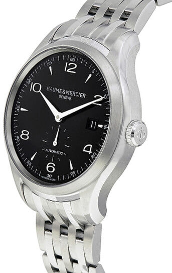 Baume & Mercier Clifton Black Dial Steel Men's Watch 10100