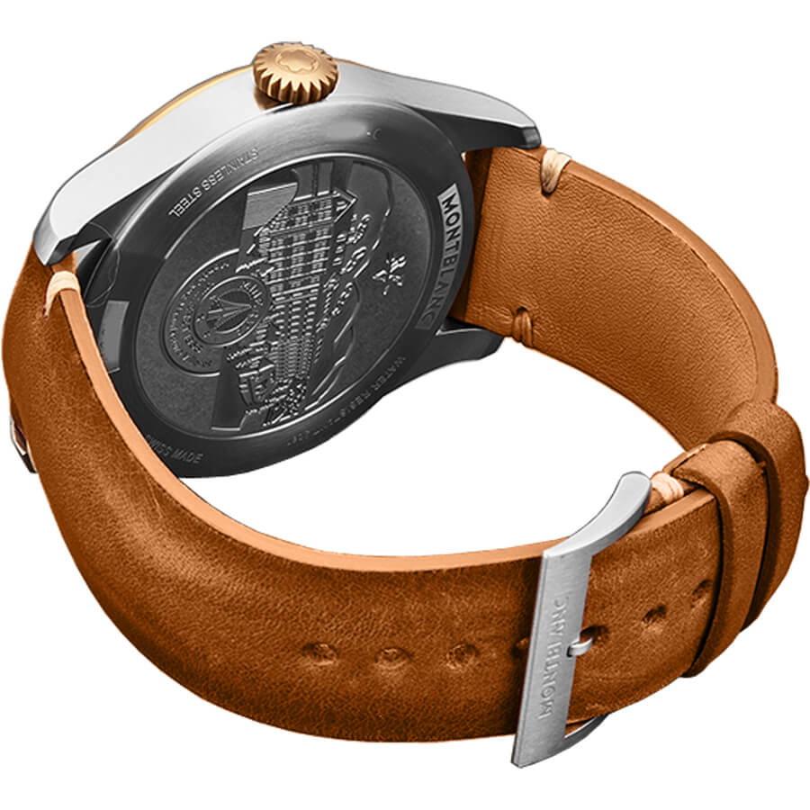 MontBlanc 1858 Automatic Dual Time Men's Watch 116479