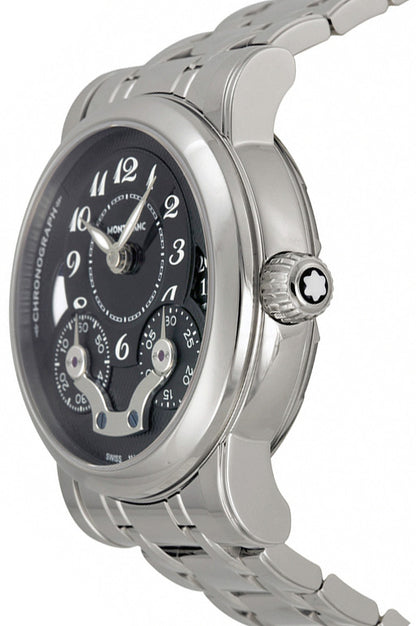 MontBlanc Nicolas Rieussec Black Dial Men's Automatic Chronograph Watch 109996