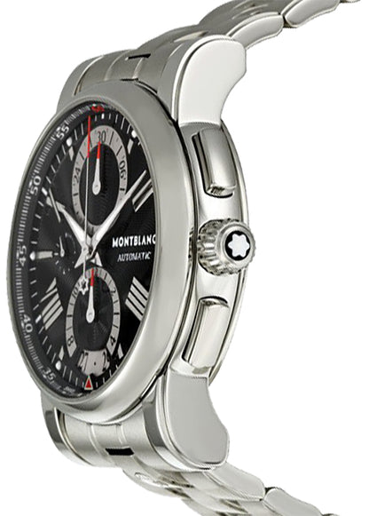 MontBlanc Star Black Dial Automatic Chronograph Men's Watch 102376