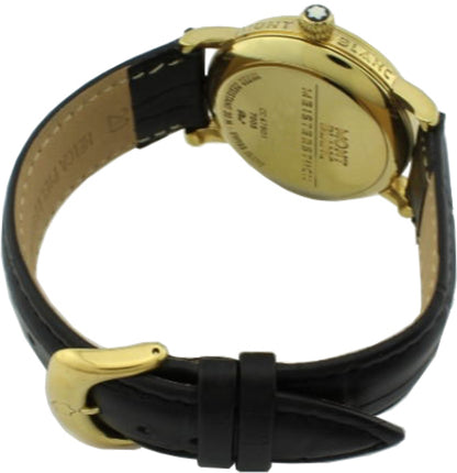 MontBlanc Star Black Dial Solid 18k Gold Men's Luxury Watch 103093