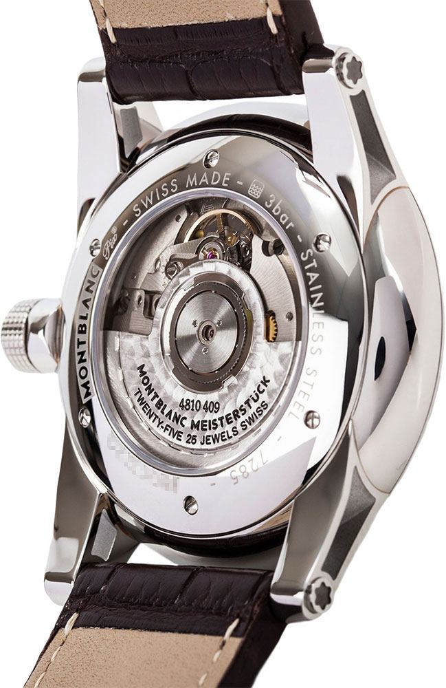 MontBlanc TimeWalker Date Silver Dial Men's Dress Watch 110338