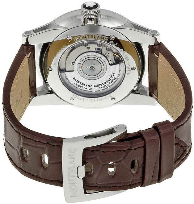 MontBlanc TimeWalker Date Silver Dial Men's Dress Watch 110338