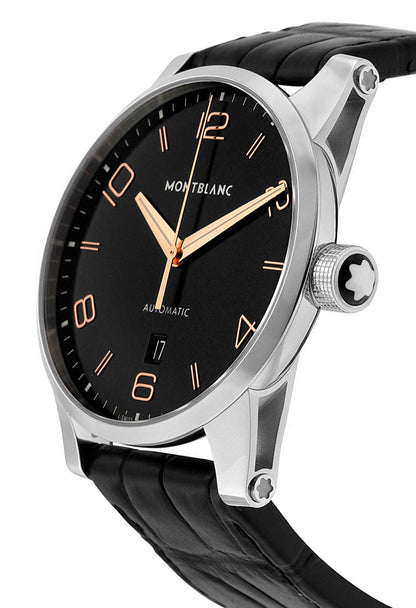 MontBlanc TimeWalker Black Dial Automatic Men's Watch 110337