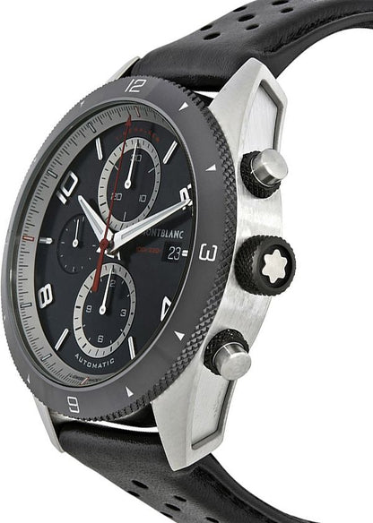 MontBlanc TimeWalker Chronograph Automatic Black Dial 43mm Men's Watch 116098