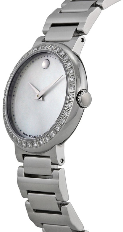 Movado Concerto Mother of Pearl Diamond Women's Watch 0606421