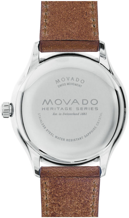 Movado Heritage Series Calendoplan Black Dial Men's Watch 3650001
