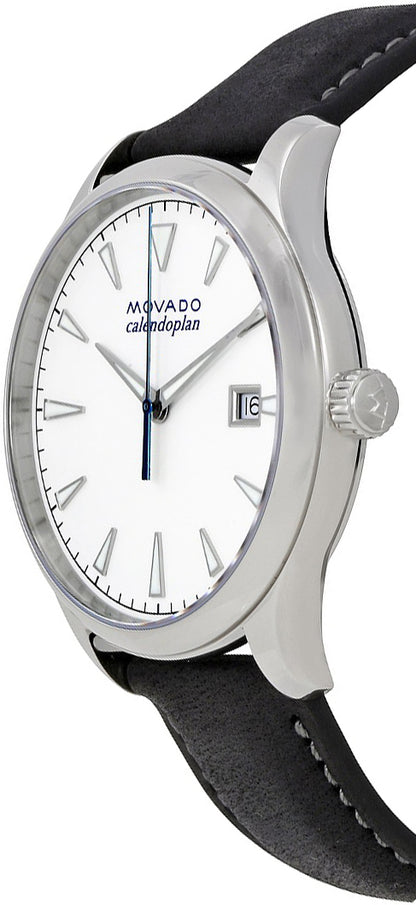 Movado Heritage White Dial Men's Watch 3650002