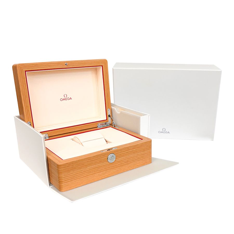 Omega De Ville Ladymatic Solid 18k Rose Gold 34mm Watch 425.63.34.20.51.001