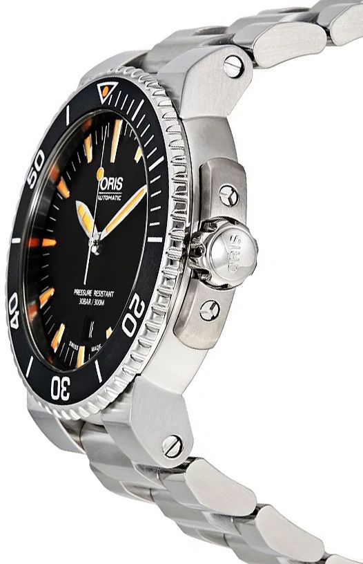 Oris Aquis Date Black Dial Men's Watch 73376534159MB