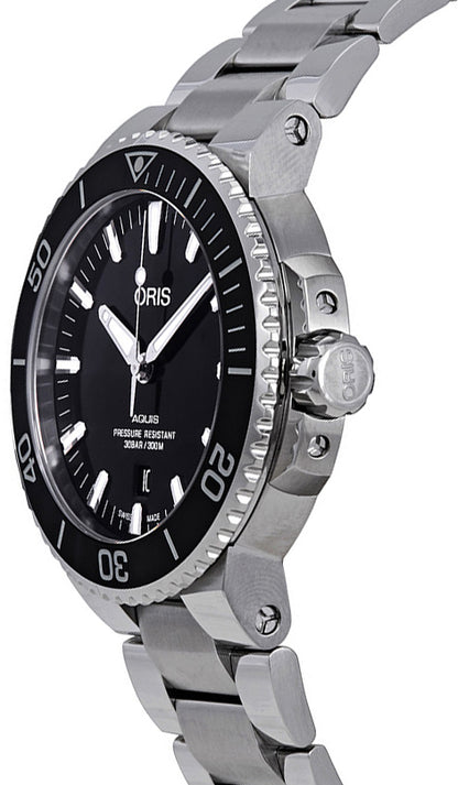 Oris Aquis Date Black Dial Men's Watch 73377304134MB