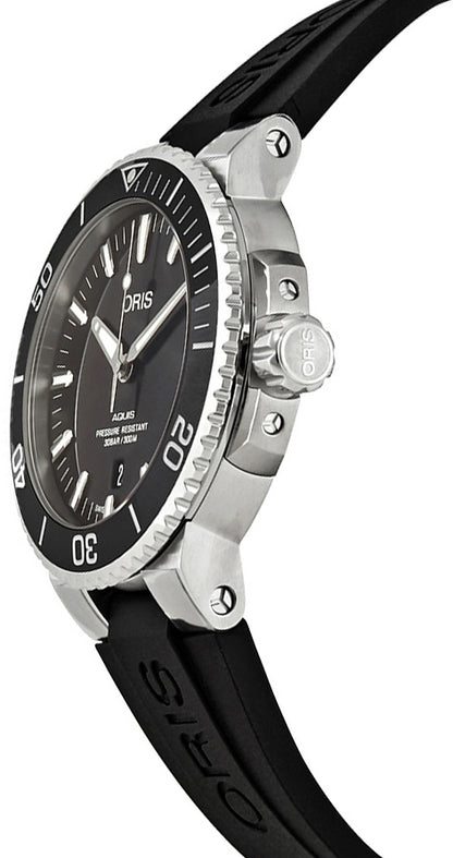 Oris Aquis Date Black Luminous Dial Men's Watch 73377304134RS