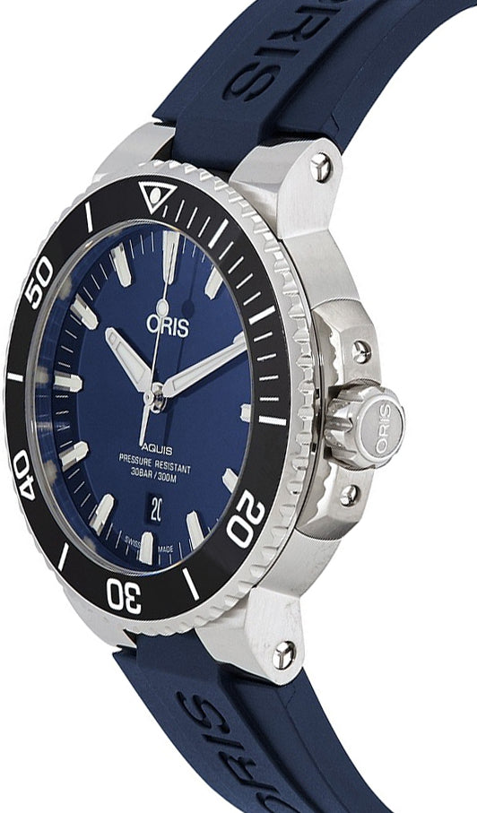 Oris Aquis Date Blue Dial Divers Watch 73377304135RS-BLUE
