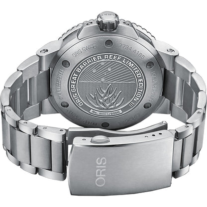 Oris Aquis Great Barrier Reef Limited Edition Men's Watch 74377344185MB