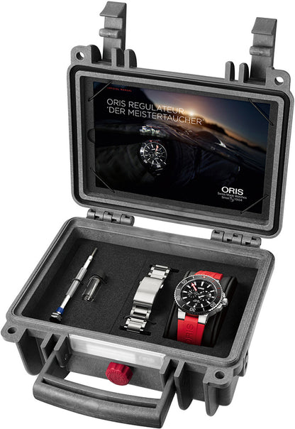 Oris Aquis Regulateur Der Meistertaucher Men's Watch 74977347154MB+RS