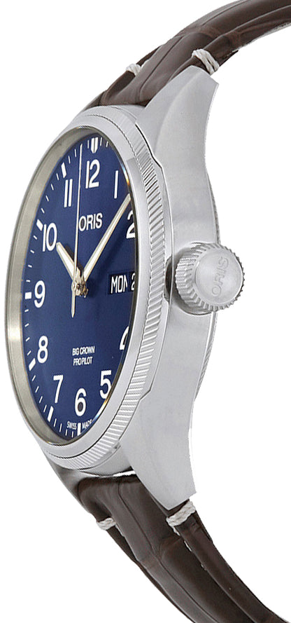 Oris Big Crown ProPilot Day Date Blue Men's Watch 75276984065LS
