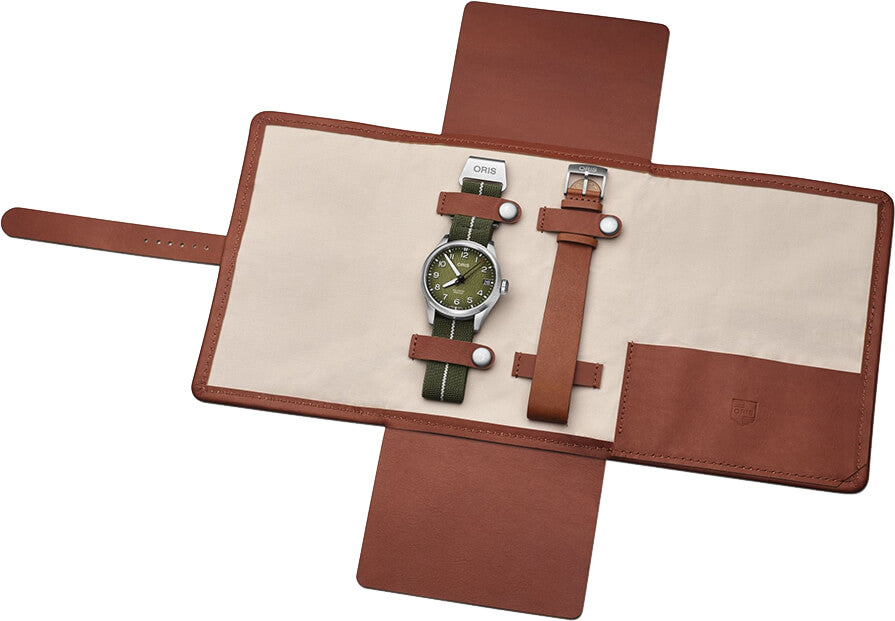 Oris Big Crown ProPilot Okavango Air Rescue Limited Edition Men's Watch 75177614187FS-SET