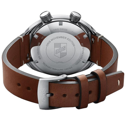 Oris Chronoris Movember Edition Black Dial Men's Watch 73377374034LS
