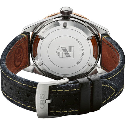 Oris Divers Sixty-Five X Momotaro Jeans Edition 40mm Men's Watch 73377074337FS