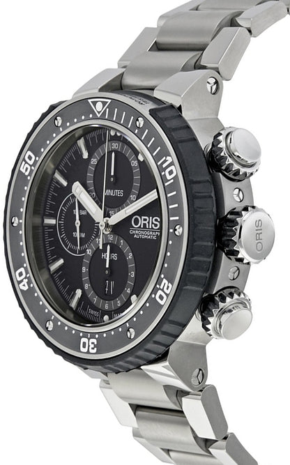 Oris ProDiver Chronograph Titanium Men's Watch 77477277154MB
