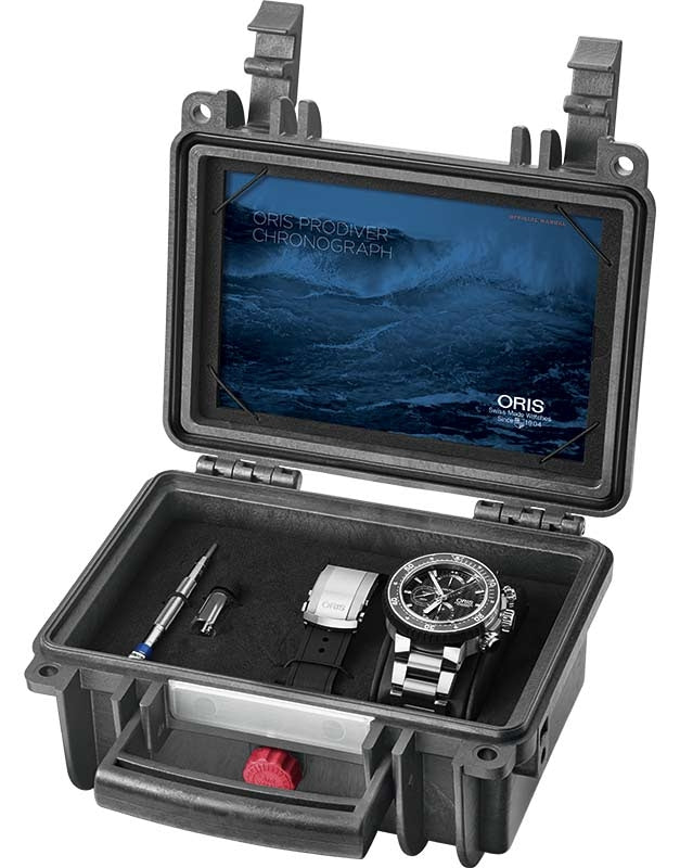 Oris ProDiver Chronograph Titanium Men's Watch 77477277154MB