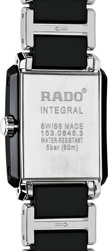 Rado Integral Diamonds Black 22.7mm Quartz Women's Watch R20613712