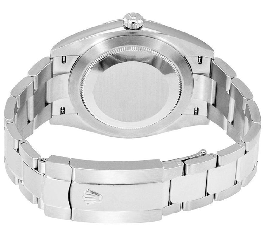 Rolex Datejust 36 Silver Roman Numeral Oyster Bracelet Watch 116200-0062