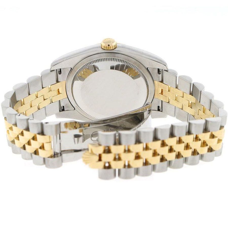 Rolex Datejust 36 Bronze Floral Dial Watch 116233-0213