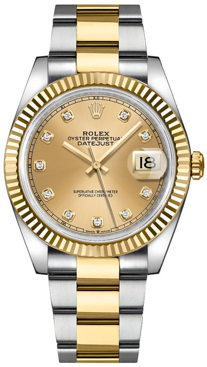 Rolex Datejust 41 Diamond Men's Watch 126333-0011