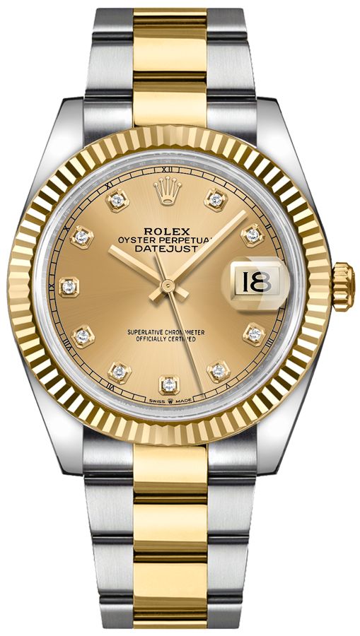 Rolex Datejust 41 Diamond Men's Watch 126333-0011