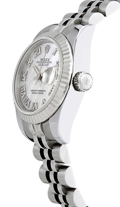 Rolex Lady-Datejust 26 Mother of Pearl Jubilee Bracelet Watch 179174