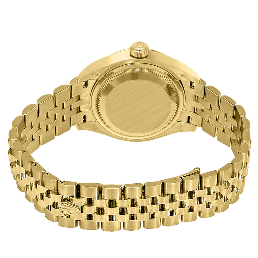 Rolex Lady-Datejust 28 Mother of Pearl Diamond Gold Watch 279138RBR-0016