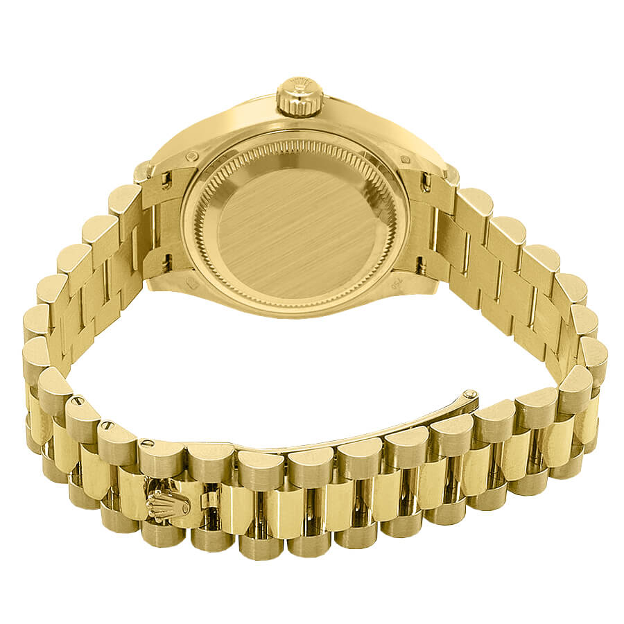 Rolex Datejust 31 18k Yellow Gold President Bracelet Women's Watch 68278
