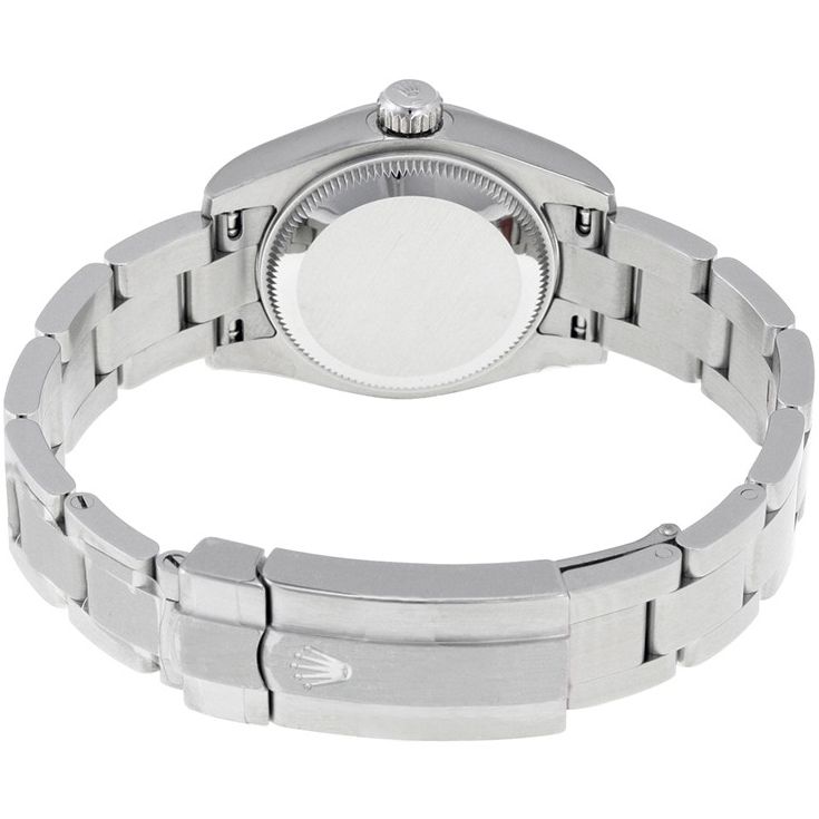 Rolex Oyster Perpetual 26 Rhodium Grey Dial Women's Watch 176200