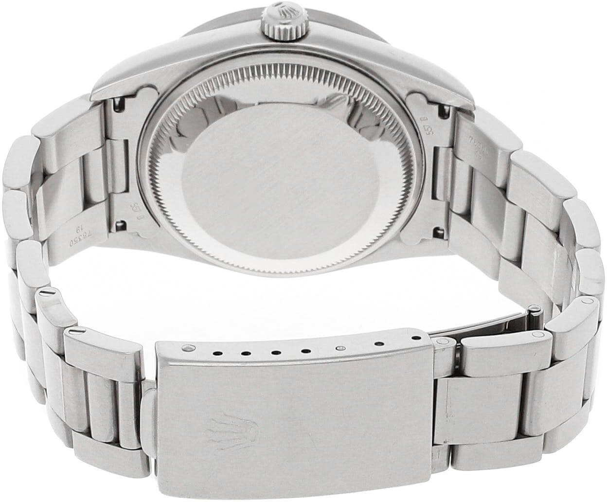 Rolex Oyster Perpetual Date 34 Black Dial Women's Watch 15210