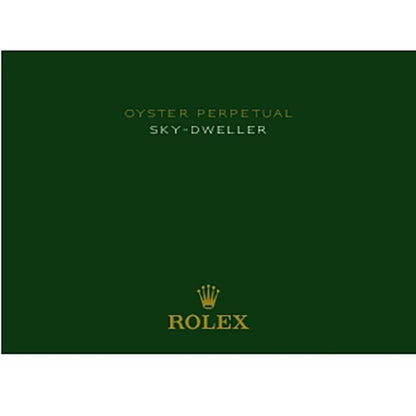 Rolex Sky-Dweller Oystersteel & Yellow Gold Black Dial Men's Watch 336933-0003