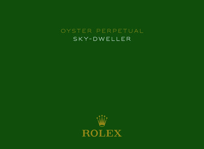 Rolex Sky-Dweller 18k Yellow Gold Champagne Dial Men's Watch 336238-0001