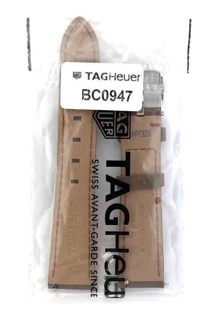 Tag Heuer Formula 1 18mm Taupe Brown Leather Strap BC0947