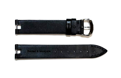 Baume et Mercier Linea 14mm Black Leather Strap