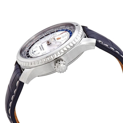 Breitling Navitimer Aviator 8 Unitime 43mm Silver Dial Men's Watch AB3521U01G1P2