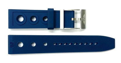 Breitling 22mm Ocean Racer Blue Rubber Strap 228S